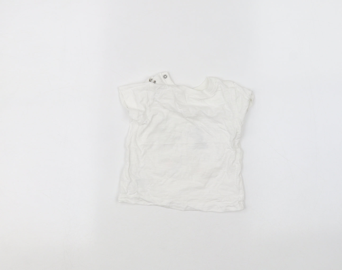 Matalan Baby White   Basic T-Shirt Size 3-6 Months