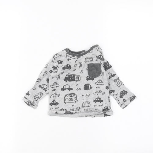 George Baby Grey   Basic T-Shirt Size 3-6 Months