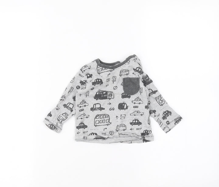 George Baby Grey   Basic T-Shirt Size 3-6 Months