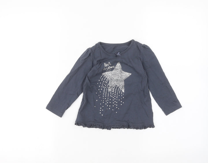 George Baby Blue   Basic T-Shirt Size 12-18 Months
