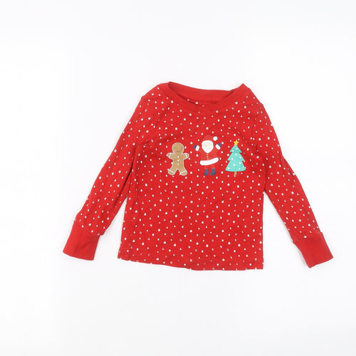 George Baby Red   Basic T-Shirt Size 18-24 Months
