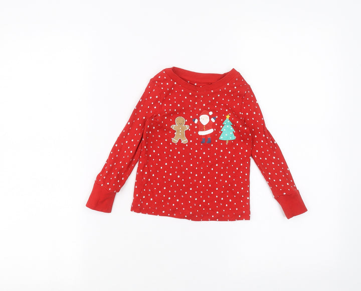 George Baby Red Basic T-Shirt Size 18-24 Months
