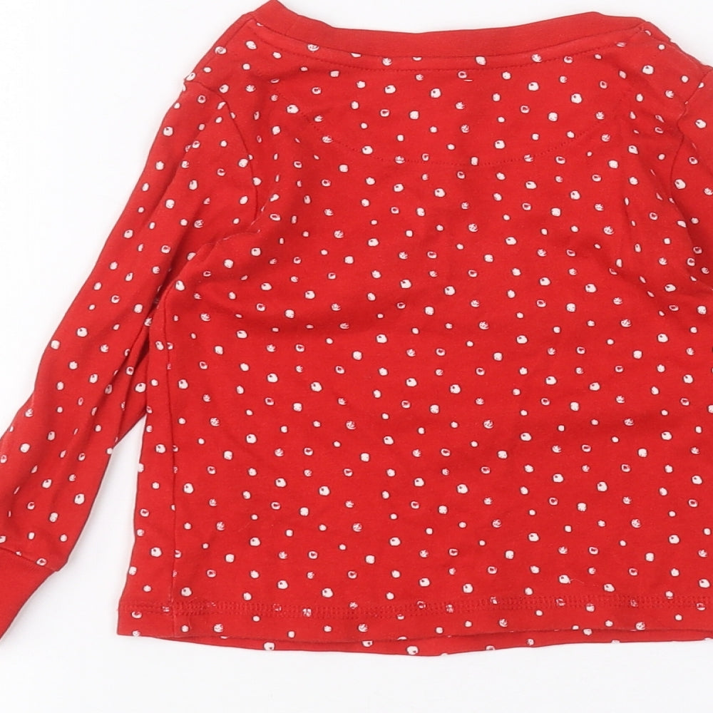 George Baby Red   Basic T-Shirt Size 18-24 Months