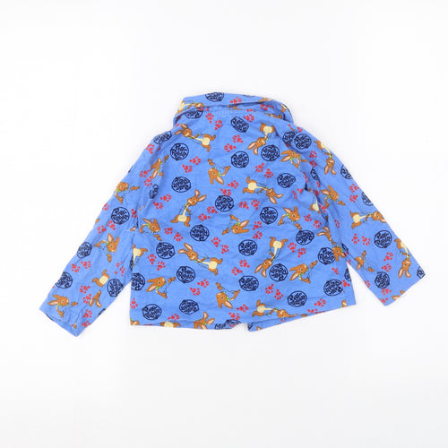 George Baby Blue   Basic Button-Up Size 12-18 Months  - peter rabbit