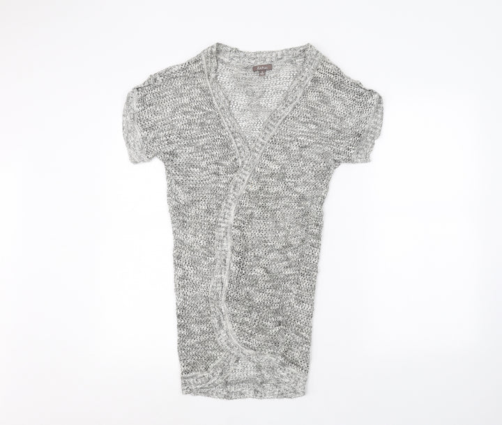 Katies Womens Grey Cardigan Jumper Size S