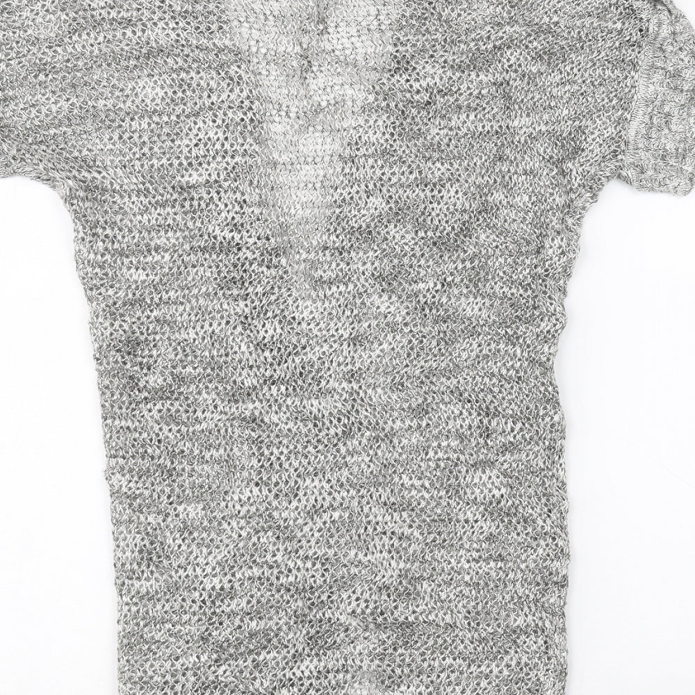 Katies Womens Grey   Cardigan Jumper Size S
