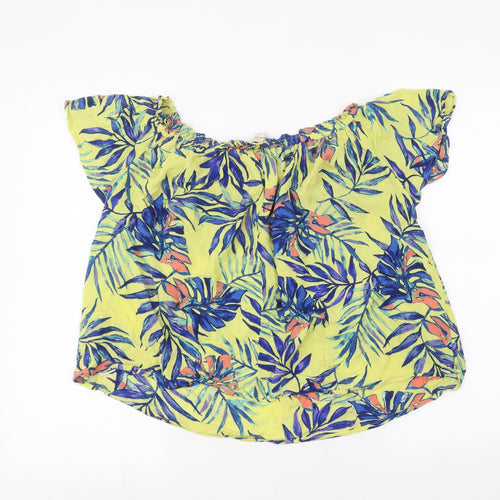 F&F Womens Yellow   Basic Button-Up Size 12