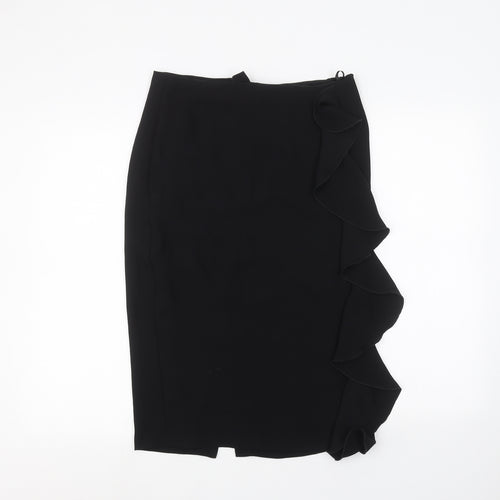 F&F Womens Black   A-Line Skirt Size 10