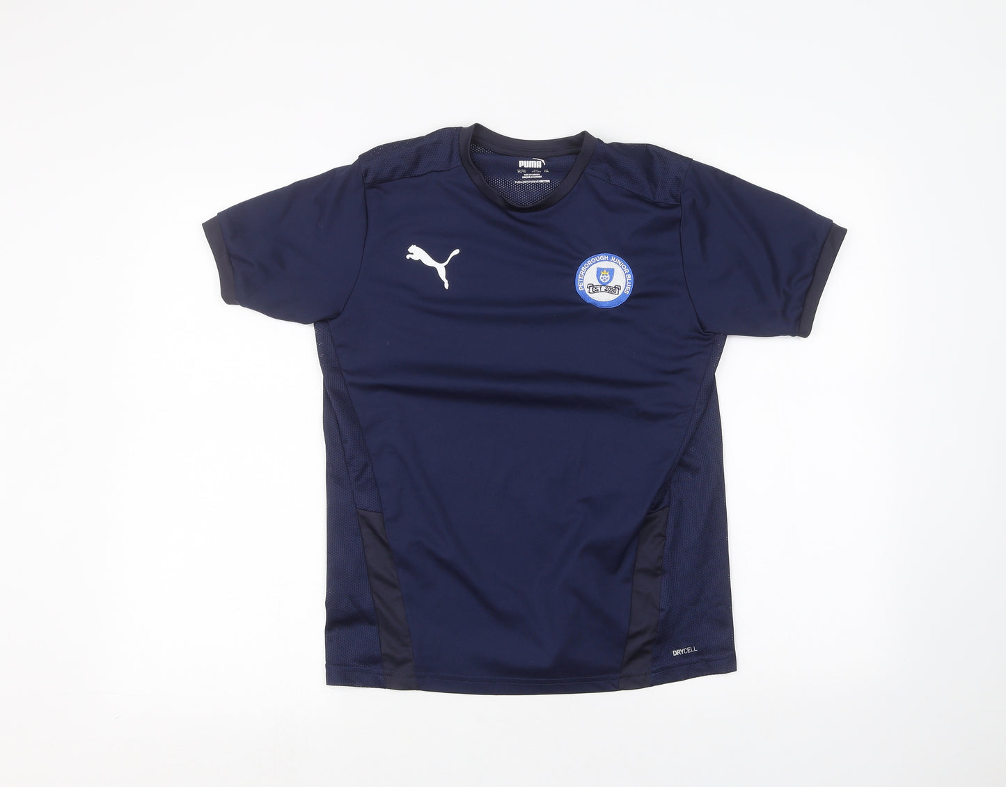 PUMA Boys Blue   Basic T-Shirt Size 13-14 Years  - Peterborough fc