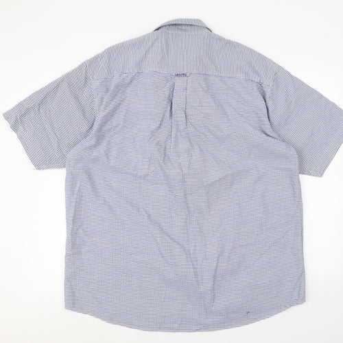 Maine New England Mens Blue    Dress Shirt Size L
