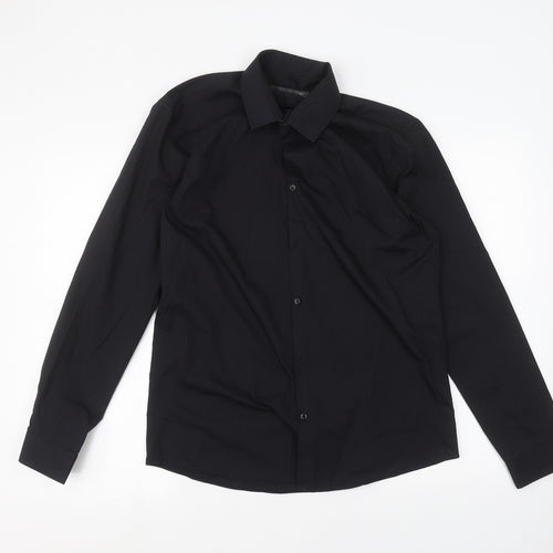Primark Mens Black    Dress Shirt Size 15.5