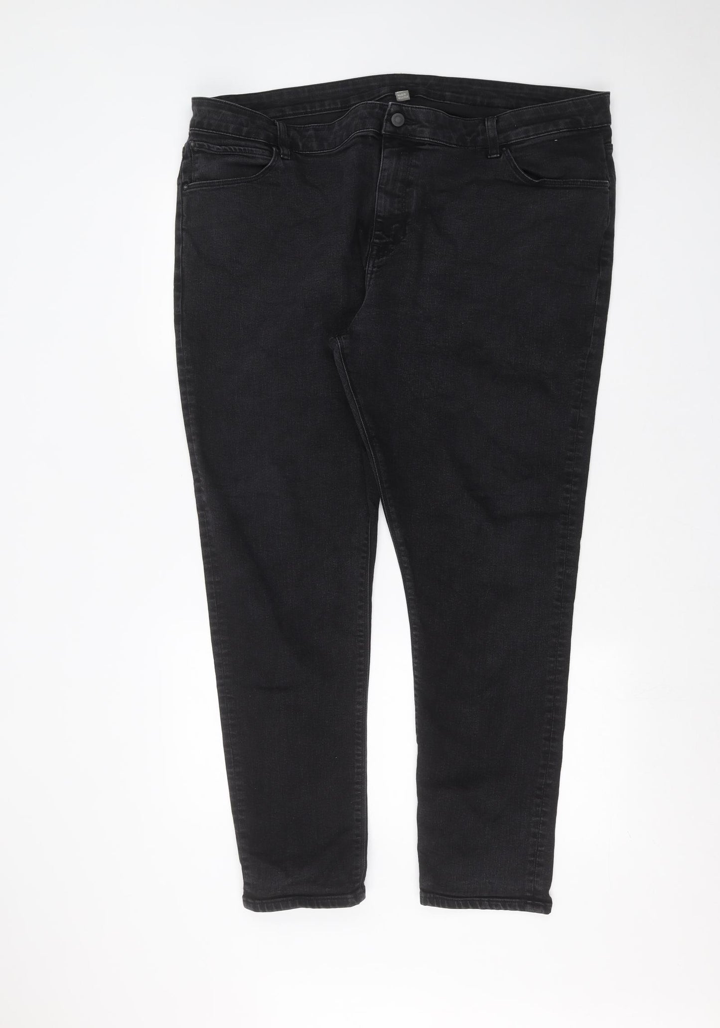 Preworn Mens Black   Straight Jeans Size 46 in L32 in