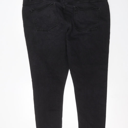 Preworn Mens Black   Straight Jeans Size 46 in L32 in
