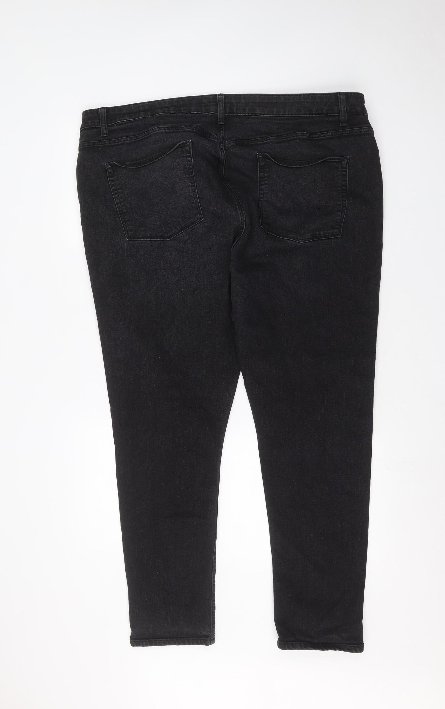 Preworn Mens Black   Straight Jeans Size 46 in L32 in