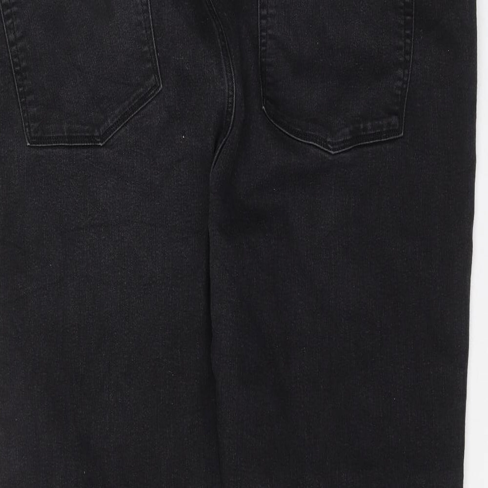 Preworn Mens Black   Straight Jeans Size 46 in L32 in