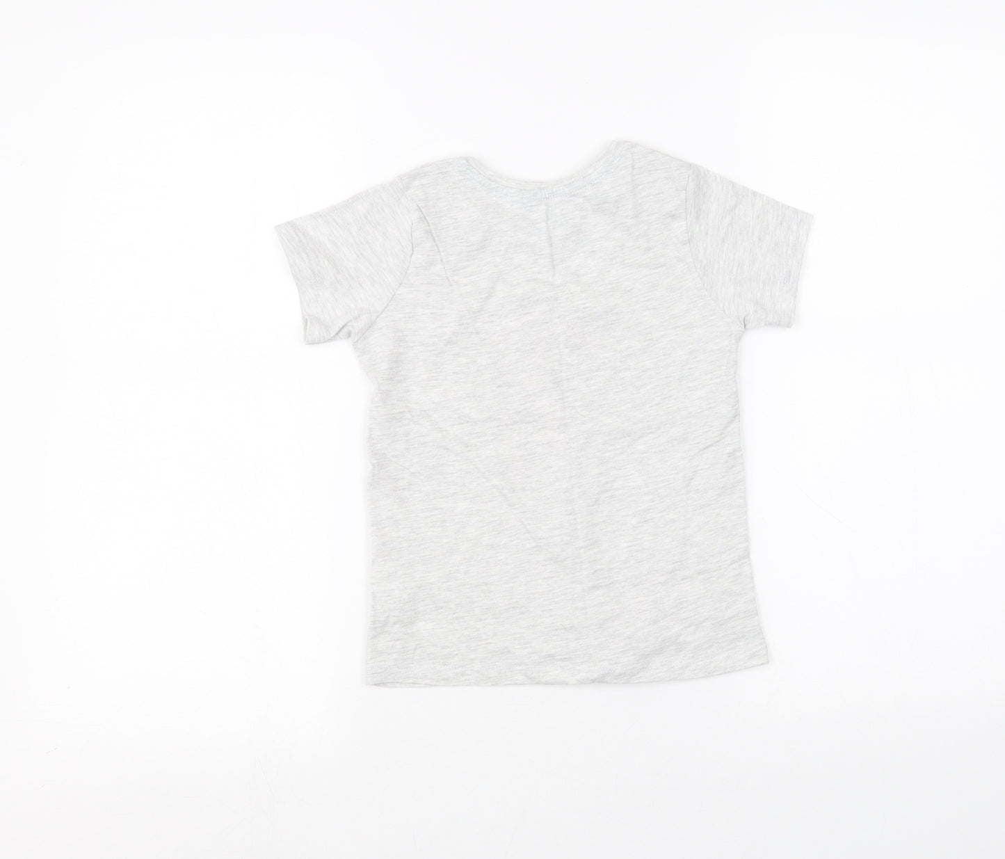 Primark Girls Grey   Basic T-Shirt Size 5-6 Years