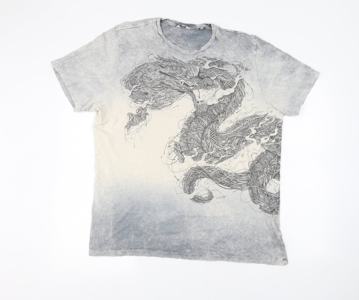 NEXT Mens White    T-Shirt Size XL