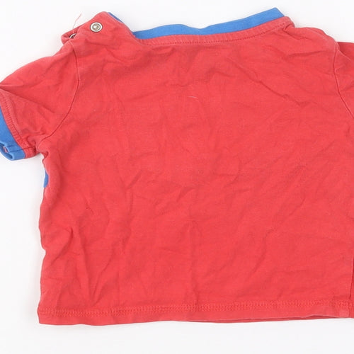 TU Baby Red   Basic T-Shirt Size 6-9 Months