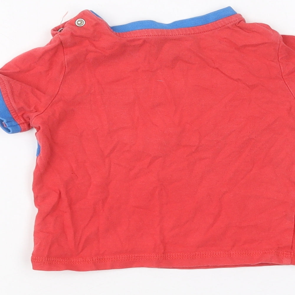TU Baby Red   Basic T-Shirt Size 6-9 Months