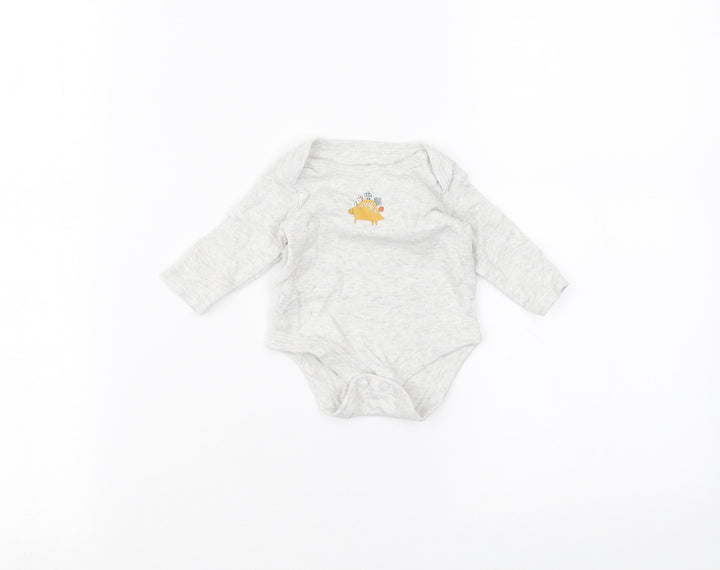 TU Baby White   Babygrow One-Piece Size 0-3 Months