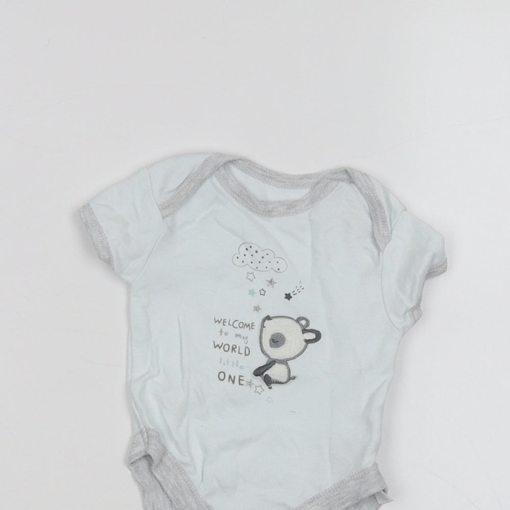 Primark Baby Blue   Babygrow One-Piece Size 0-3 Months
