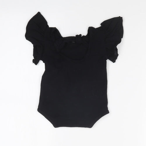 Preworn Girls Black   Babygrow One-Piece   - HALLOWEEN