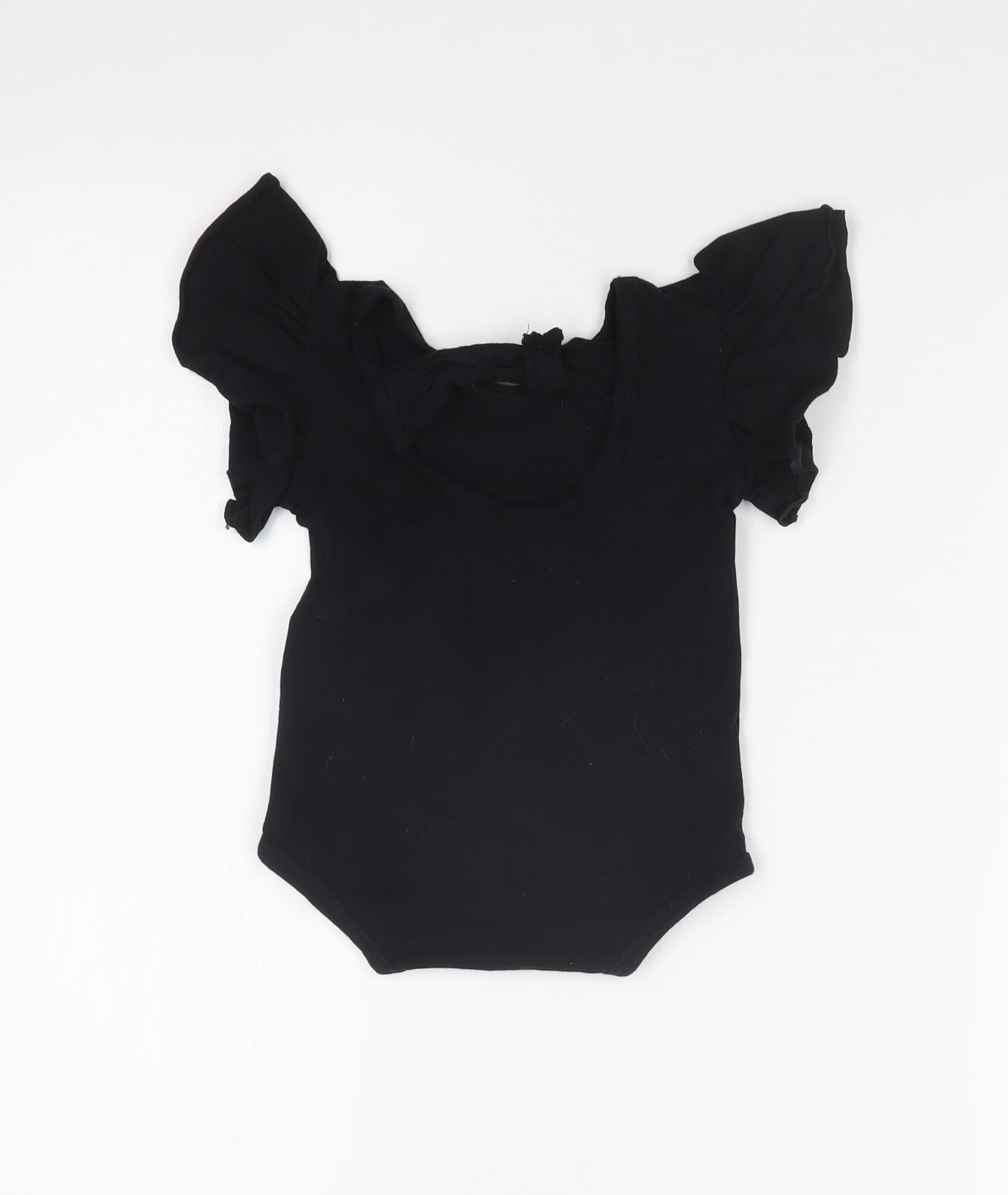 Preworn Girls Black   Babygrow One-Piece   - HALLOWEEN