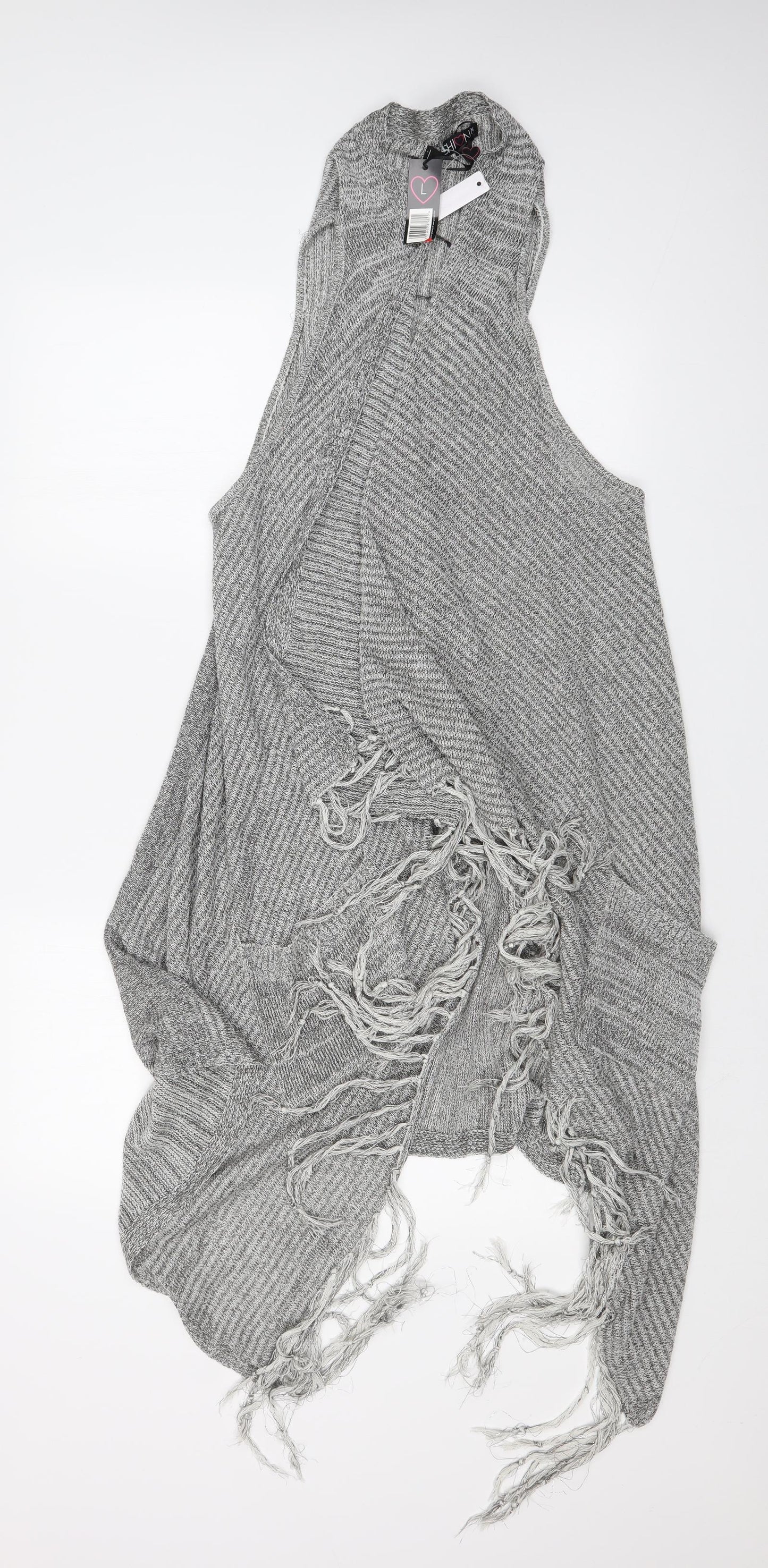 George Womens Grey   Cardigan Jumper Size L