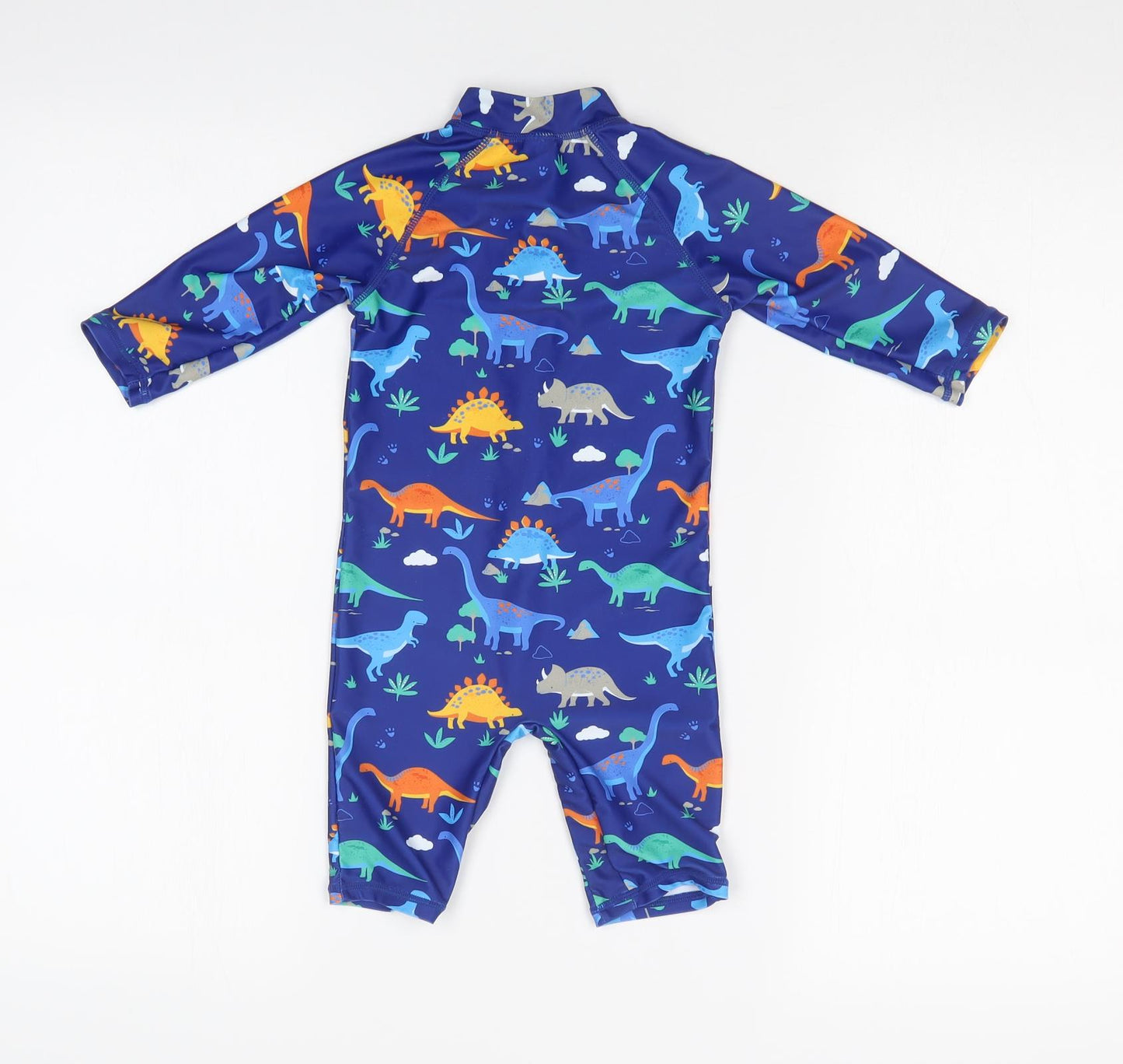 TU Baby Blue   Catsuit One-Piece Size 12-18 Months  - SWIMMING