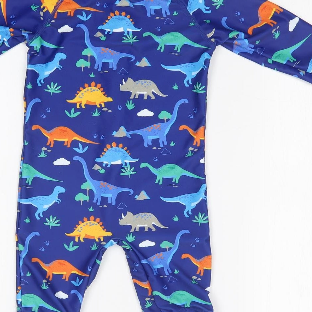TU Baby Blue   Catsuit One-Piece Size 12-18 Months  - SWIMMING