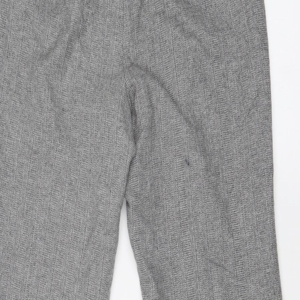 M&S Womens Grey   Trousers  Size 14 L28 in