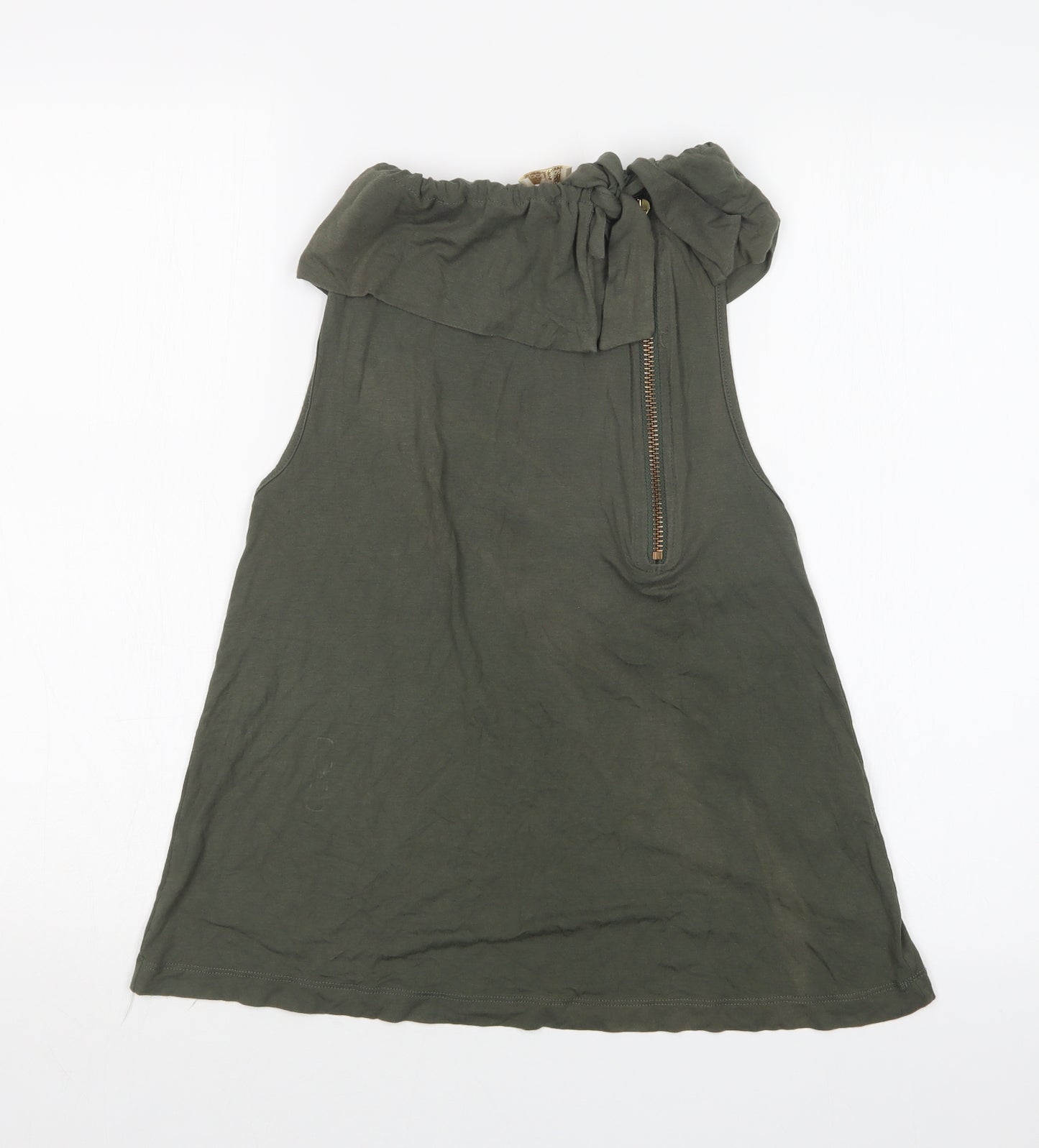 DOCEFLOR Womens Green   Basic T-Shirt Size M
