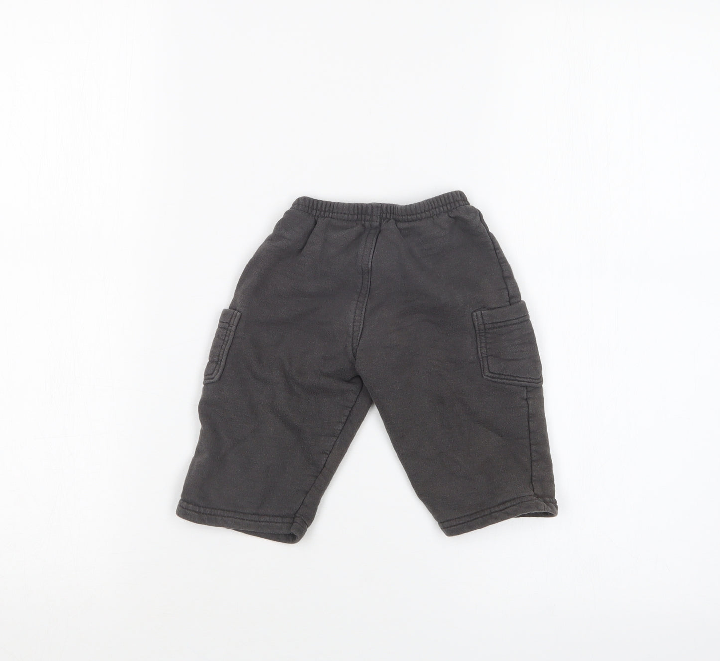 BRANDILI Boys Grey   Jogger Trousers Size 6-9 Months