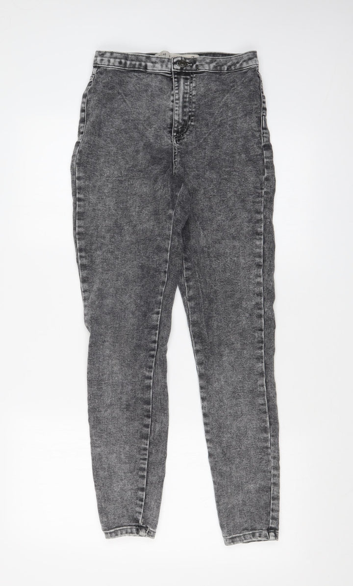 DENIM CO Womens Grey   Skinny Jeans Size 12 L26 in