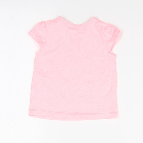TU Girls Pink   Basic T-Shirt Size 3-6 Months