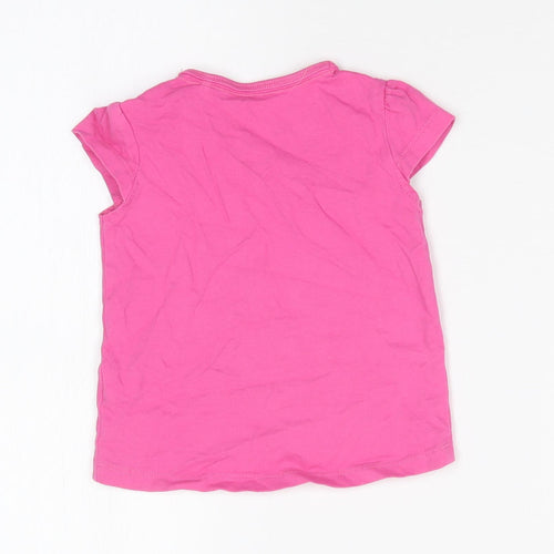 TU Girls Pink   Basic T-Shirt Size 3-6 Months
