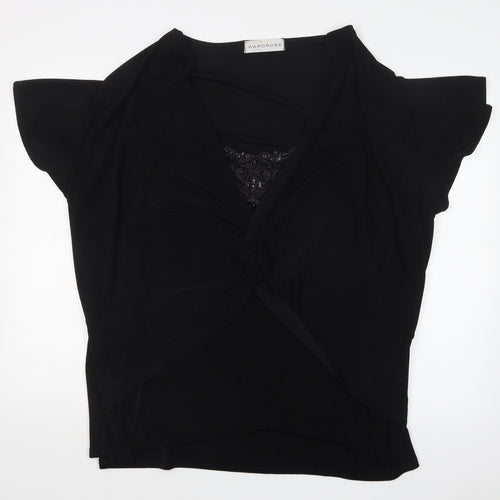 Wardrobe Womens Black   Basic T-Shirt