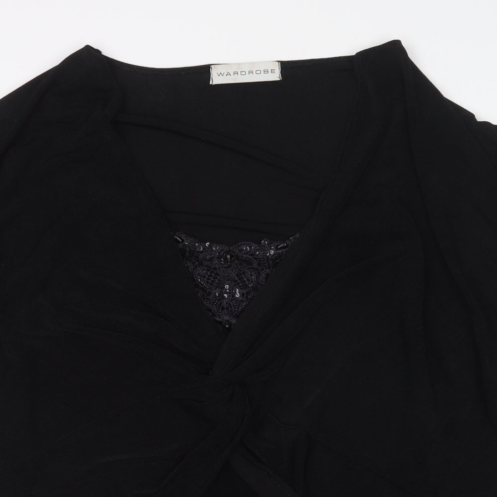 Wardrobe Womens Black   Basic T-Shirt