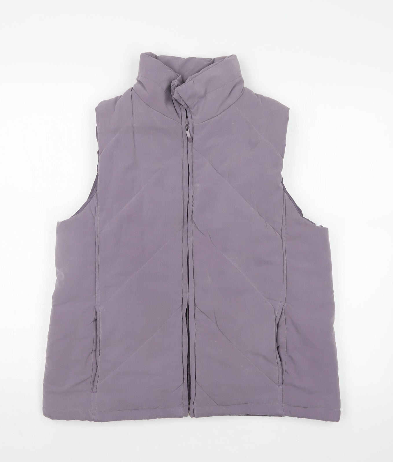 TAYBERRY & CO Womens Purple   Gilet Jacket Size 12