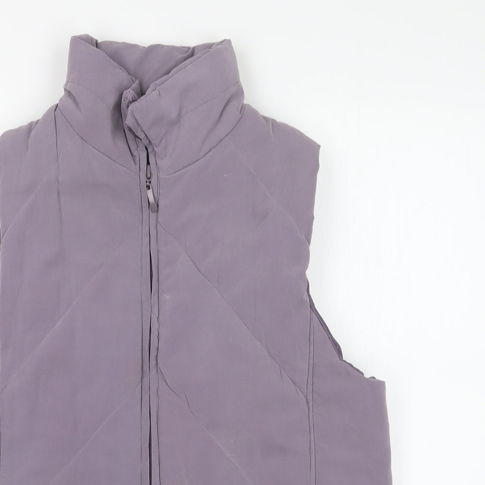 TAYBERRY & CO Womens Purple   Gilet Jacket Size 12