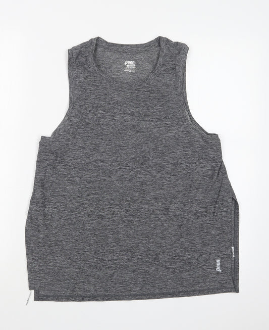Front view of Penn women’s grey basic tank