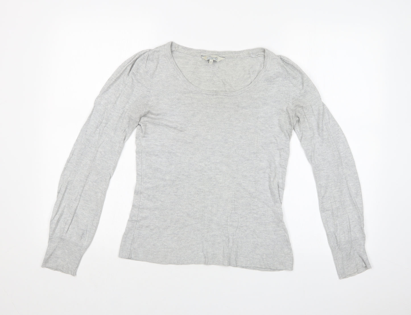 Peacocks Womens Grey   Pullover Sweatshirt Size 8