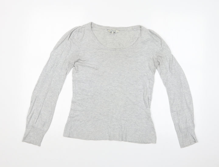 Peacocks Womens Grey   Pullover Sweatshirt Size 8