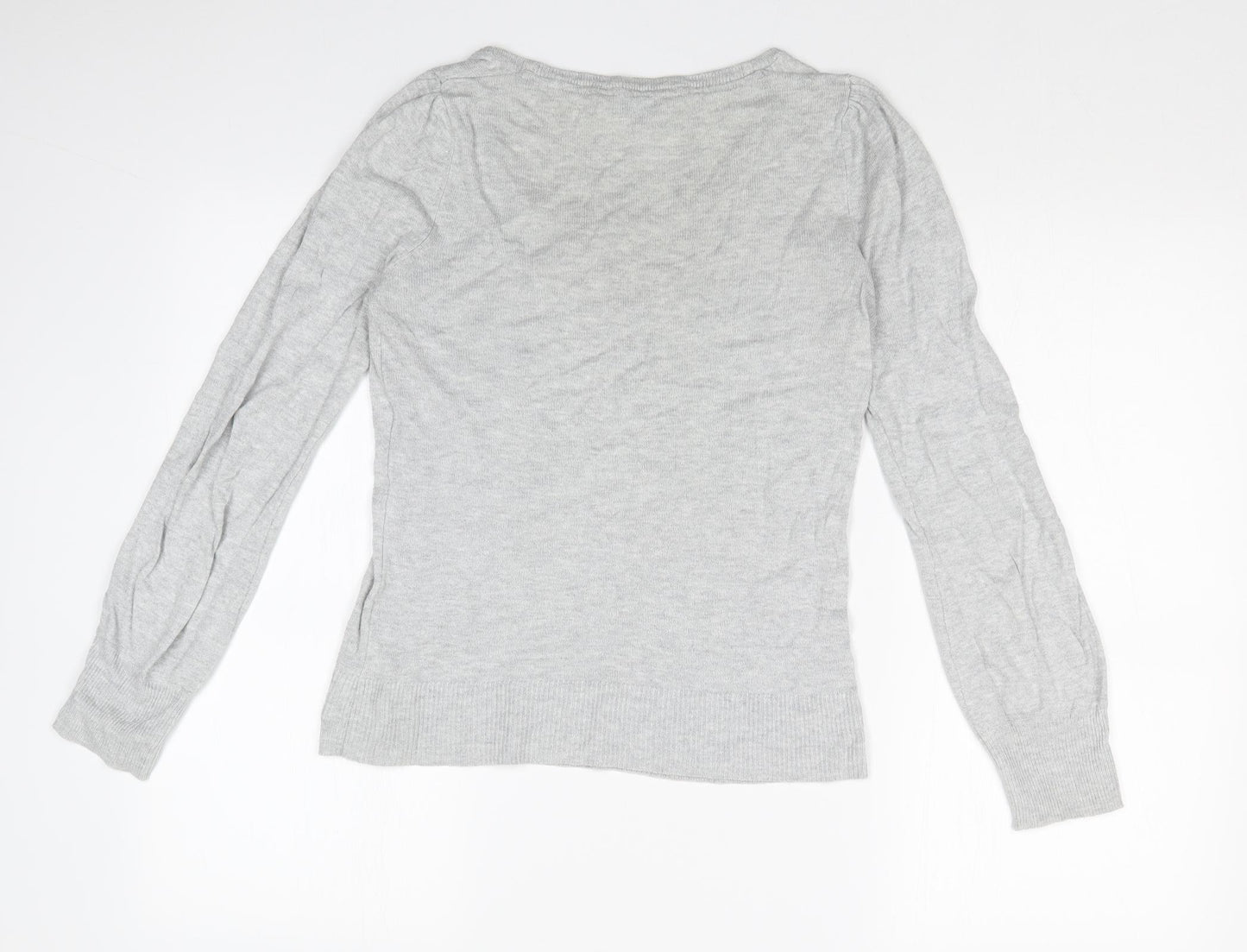 Peacocks Womens Grey   Pullover Sweatshirt Size 8