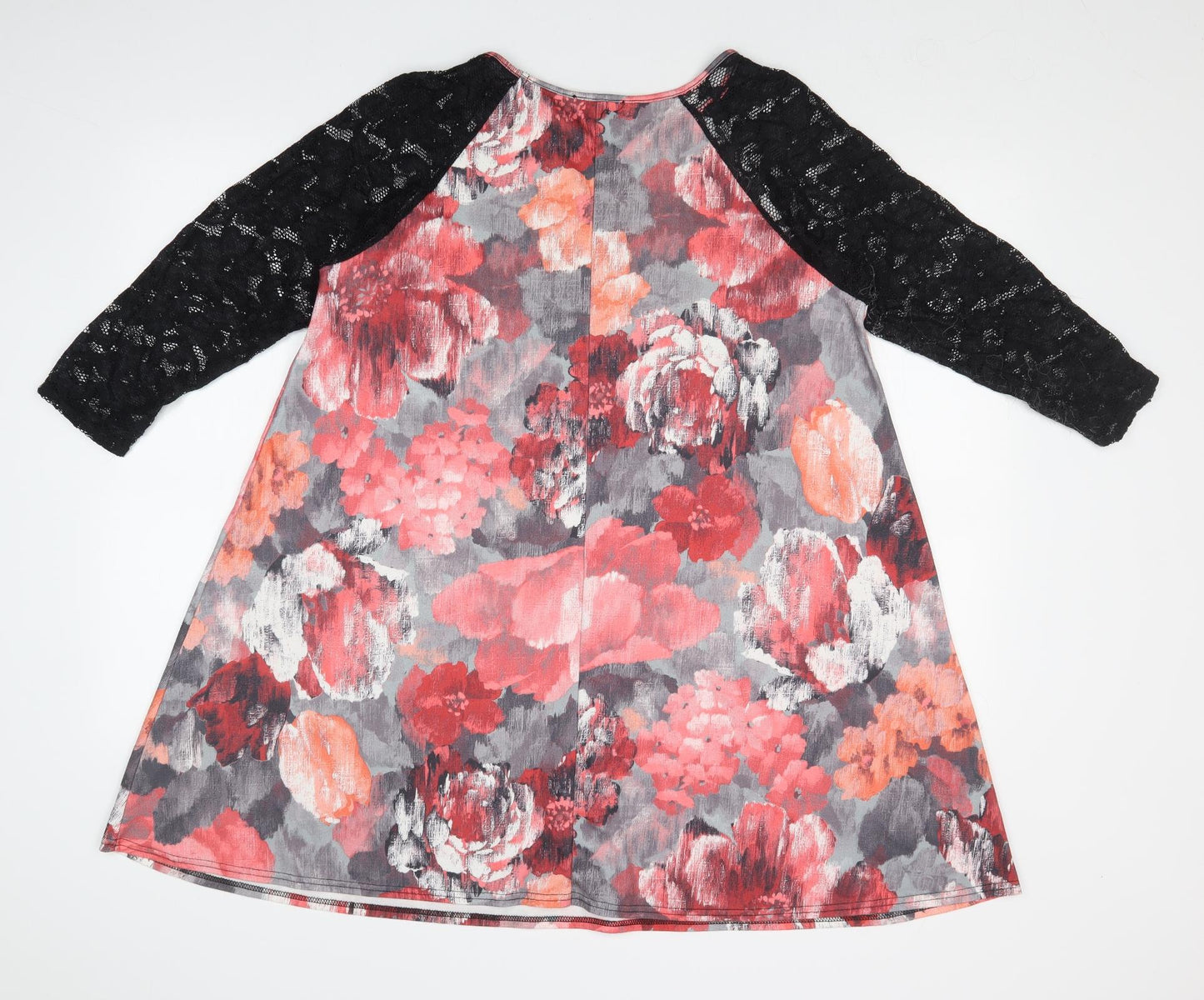 Club L Womens Multicoloured Floral  A-Line  Size 18