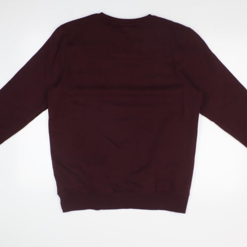 F&F Mens Red   Pullover Sweatshirt Size L
