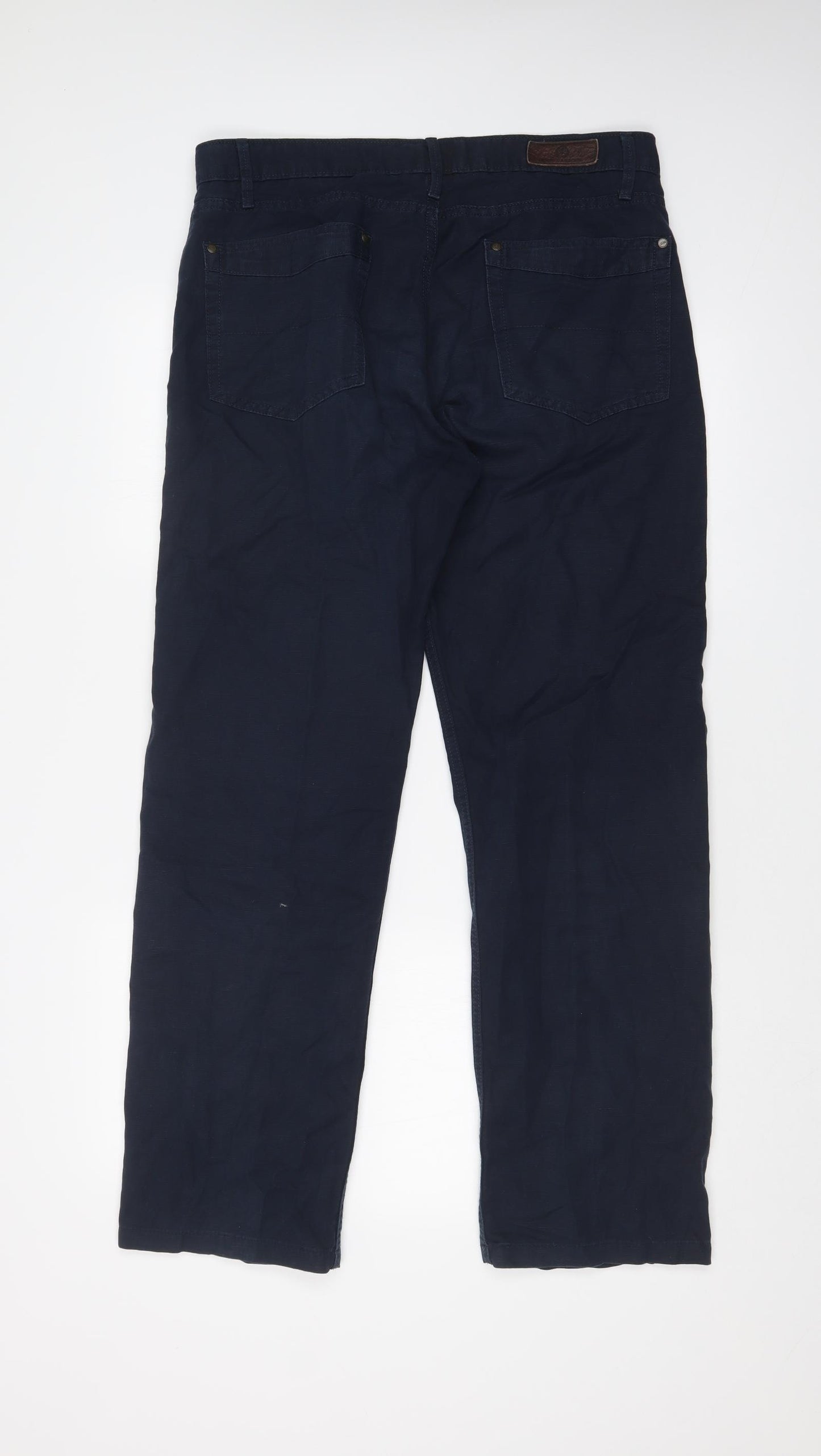 Blue Harbour Mens Blue   Trousers  Size 34 in L33 in