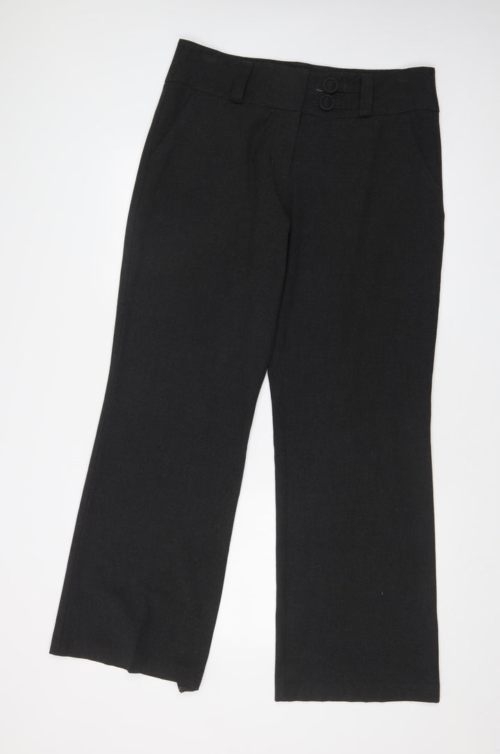 Per Una Womens Grey Trousers Size 16 L31 in