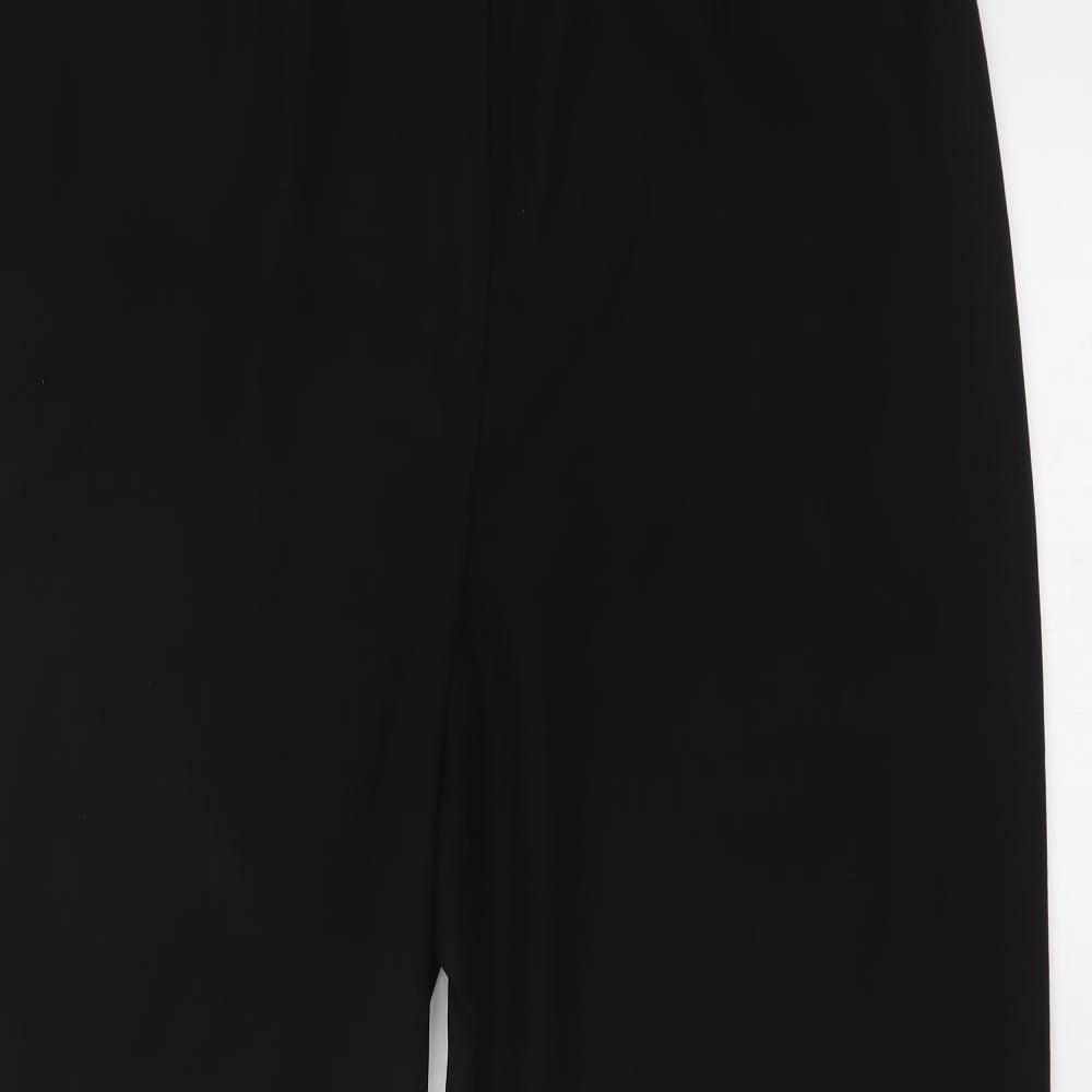 M&S Womens Black   Trousers  Size 18 L26 in