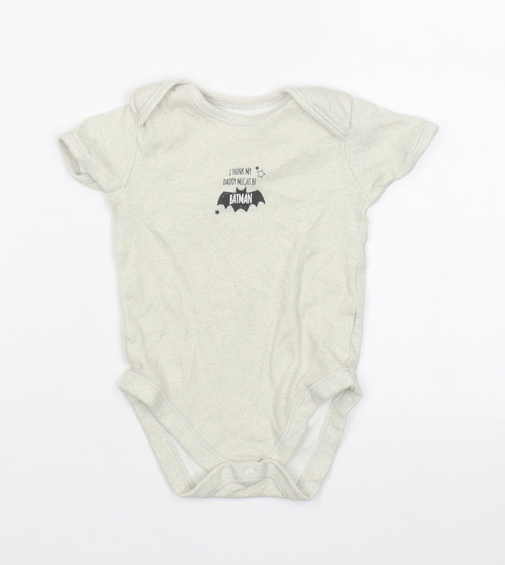 George Baby White   Babygrow One-Piece Size 18-24 Months